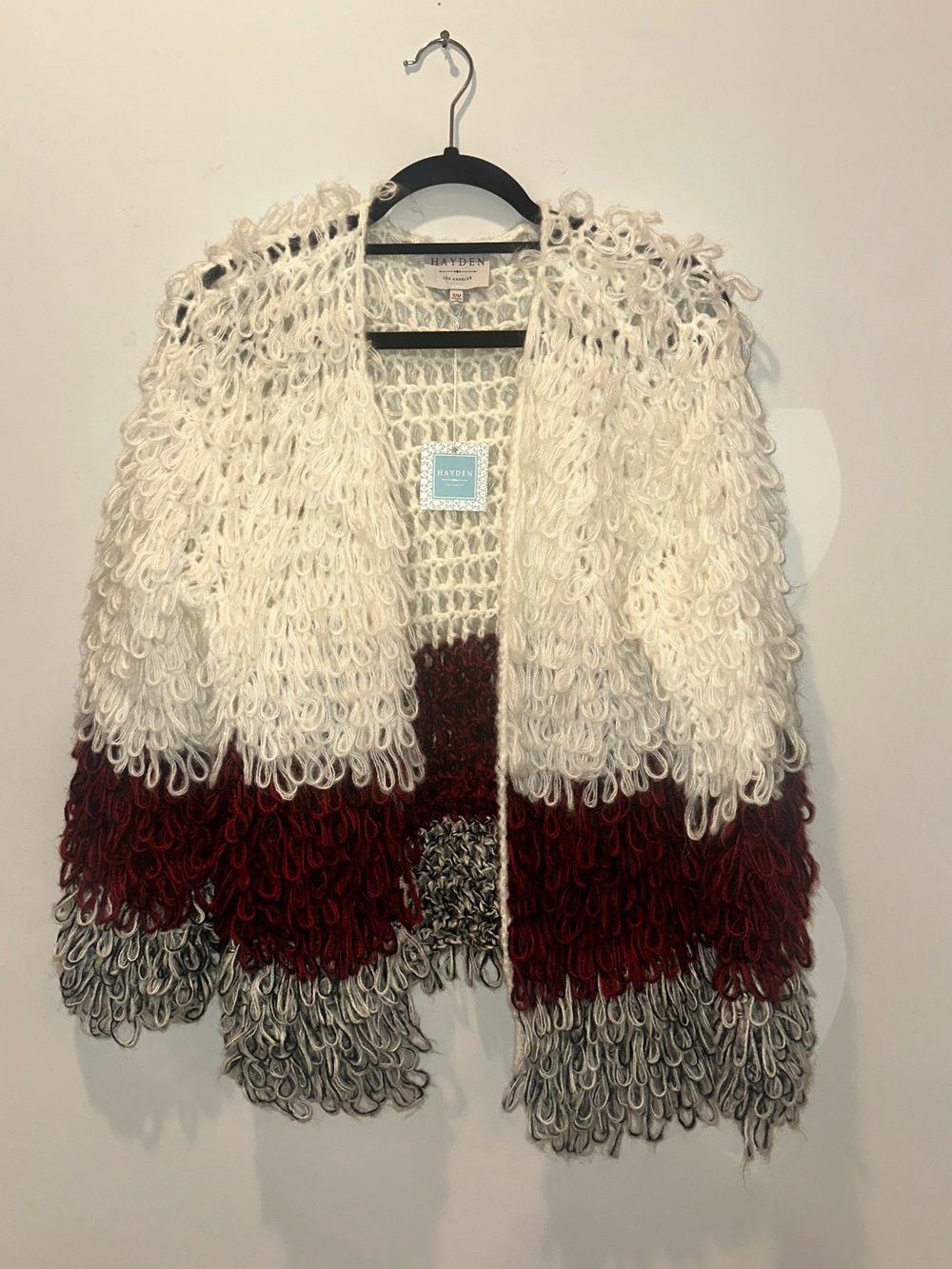 NWT Tri-Color Sweater Size S/M